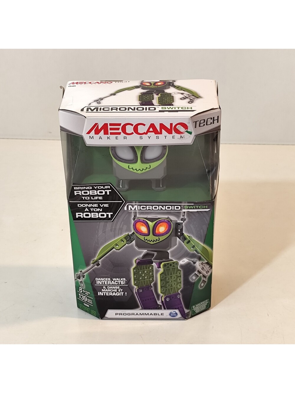 Meccano Maker System Tech Micronoid Switch Programmable Robot 2016 Toy of Yr